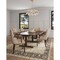 Manhattan Comfort Shubert Faux Leather and Velvet Dining Armchair in Tan DC055AR-TN - alternate 2